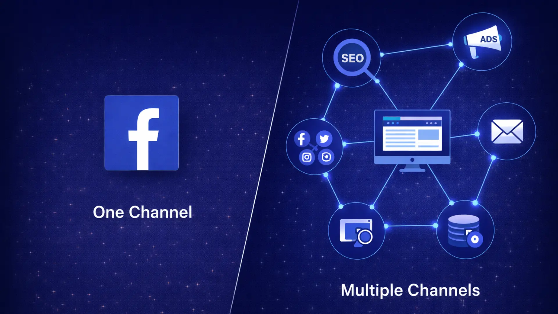Single channel vs multi-channel marketing comparison for Nepali businesses